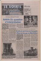 Le Soleil de Colombie, September 8, 1989