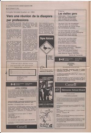 Le Soleil de Colombie, September 8, 1989, page 6