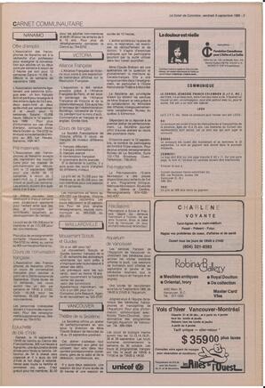 Le Soleil de Colombie, September 8, 1989, page 3
