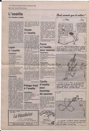 Le Soleil de Colombie, September 1, 1989, page 16