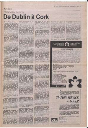Le Soleil de Colombie, September 1, 1989, page 15