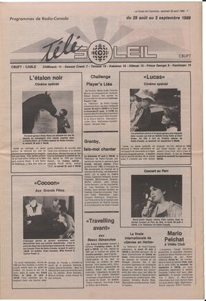 Le Soleil de Colombie, August 25, 1989, page 7