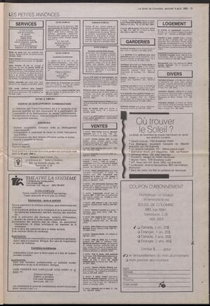 Le Soleil de Colombie, August 4, 1989, page 15