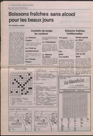 Le Soleil de Colombie, August 4, 1989, page 14