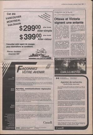 Le Soleil de Colombie, August 4, 1989, page 5