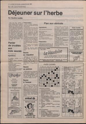 Le Soleil de Colombie, July 28, 1989, page 14