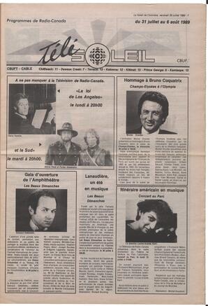 Le Soleil de Colombie, July 28, 1989, page 7