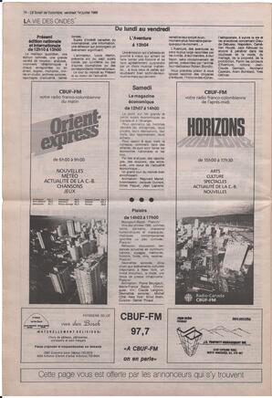 Le Soleil de Colombie, July 14, 1989, page 14