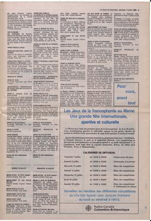 Le Soleil de Colombie, July 7, 1989, page 9
