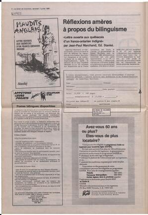 Le Soleil de Colombie, July 7, 1989, page 4