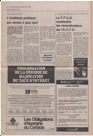 Le Soleil de Colombie, June 30, 1989, page 6