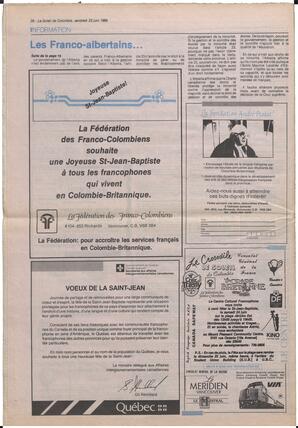 Le Soleil de Colombie, June 23, 1989, page 28