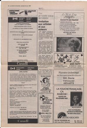 Le Soleil de Colombie, June 23, 1989, page 22