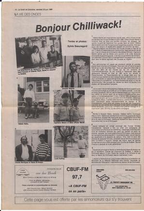 Le Soleil de Colombie, June 23, 1989, page 18