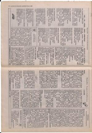 Le Soleil de Colombie, June 23, 1989, page 16