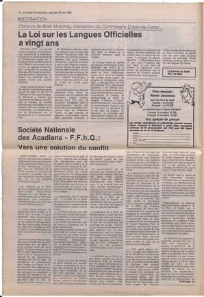 Le Soleil de Colombie, June 23, 1989, page 10