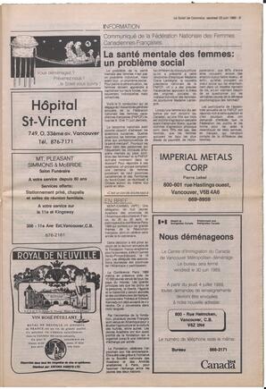 Le Soleil de Colombie, June 23, 1989, page 9