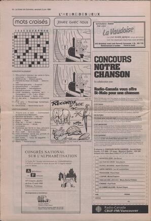 Le Soleil de Colombie, June 2, 1989, page 16