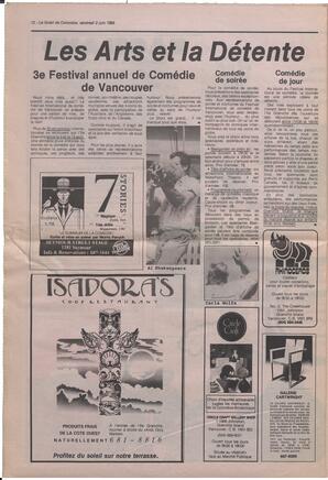 Le Soleil de Colombie, June 2, 1989, page 12