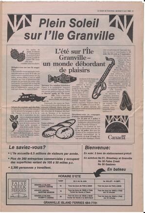 Le Soleil de Colombie, June 2, 1989, page 9