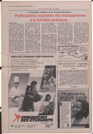 Le Soleil de Colombie, May 19, 1989, page 20