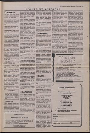 Le Soleil de Colombie, May 19, 1989, page 19