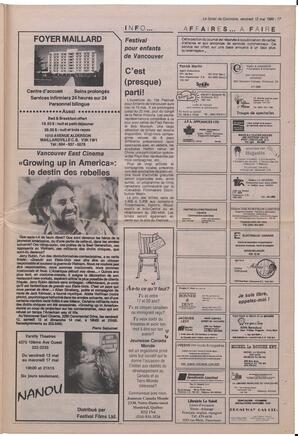 Le Soleil de Colombie, May 12, 1989, page 17