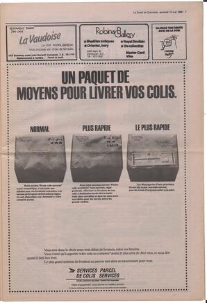 Le Soleil de Colombie, May 12, 1989, page 7