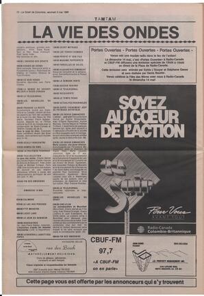 Le Soleil de Colombie, May 5, 1989, page 12