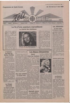 Le Soleil de Colombie, April 28, 1989, page 7
