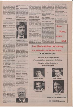 Le Soleil de Colombie, April 21, 1989, page 9