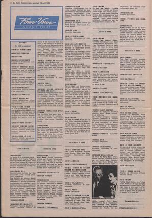 Le Soleil de Colombie, April 14, 1989, page 8