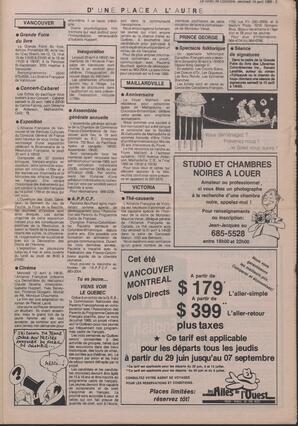 Le Soleil de Colombie, April 14, 1989, page 3