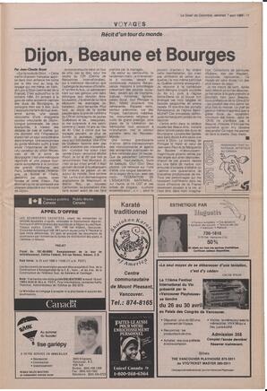 Le Soleil de Colombie, April 7, 1989, page 11