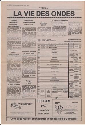 Le Soleil de Colombie, April 7, 1989, page 10