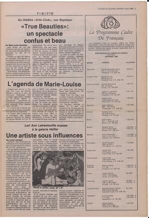Le Soleil de Colombie, April 7, 1989, page 5