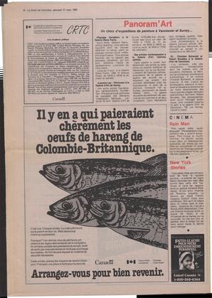 Le Soleil de Colombie, March 31, 1989, page 16