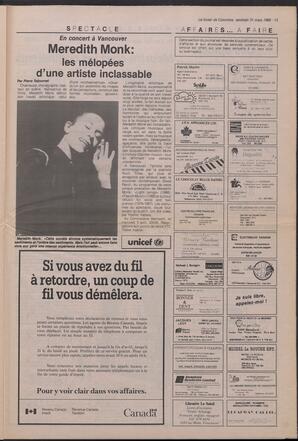 Le Soleil de Colombie, March 31, 1989, page 13