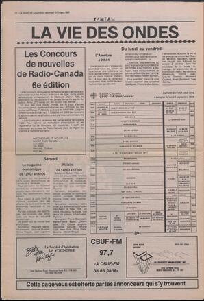 Le Soleil de Colombie, March 31, 1989, page 10