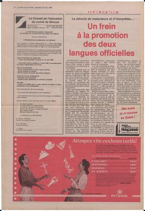 Le Soleil de Colombie, March 24, 1989, page 16