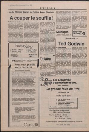 Le Soleil de Colombie, March 24, 1989, page 14