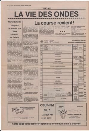 Le Soleil de Colombie, March 24, 1989, page 10