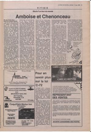 Le Soleil de Colombie, March 17, 1989, page 19