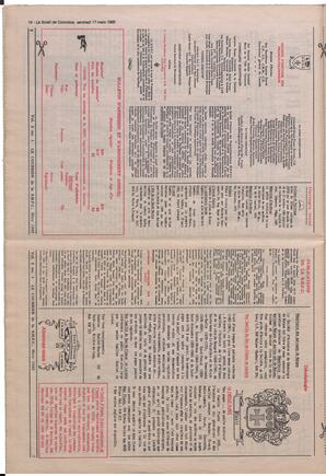 Le Soleil de Colombie, March 17, 1989, page 14