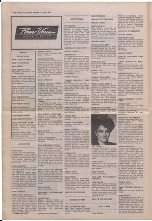 Le Soleil de Colombie, March 17, 1989, page 12