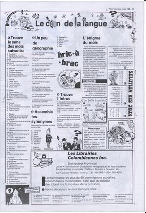 Le Soleil de Colombie, March 10, 1989, page 19