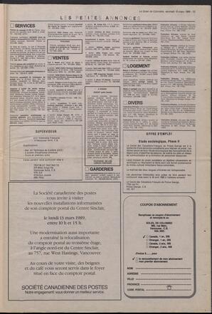 Le Soleil de Colombie, March 10, 1989, page 15