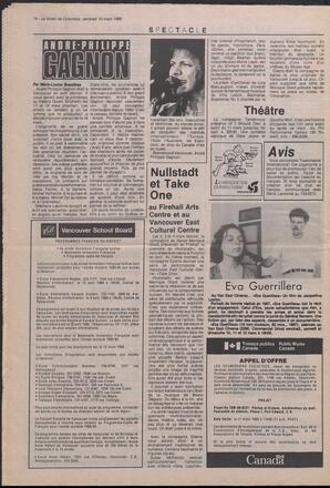 Le Soleil de Colombie, March 10, 1989, page 14