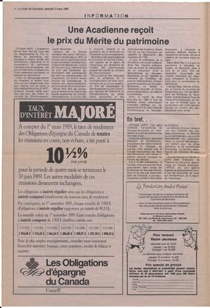 Le Soleil de Colombie, March 3, 1989, page 4