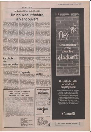 Le Soleil de Colombie, February 24, 1989, page 5
